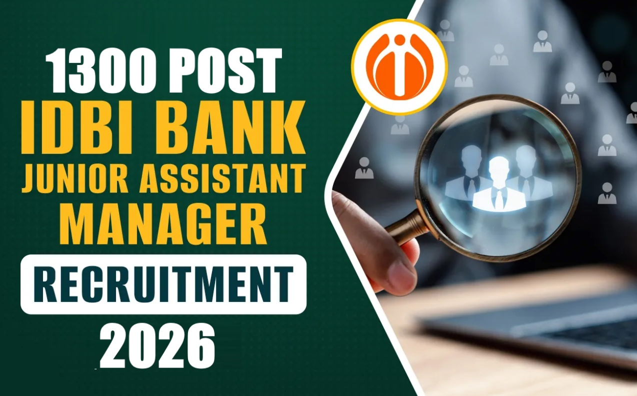IDBI Bank JAM Recruitment 2026 Online Form